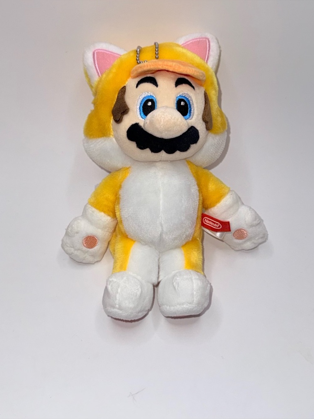 Nintendo 8 Inch Super Mario Bros Cat Plush Keychain